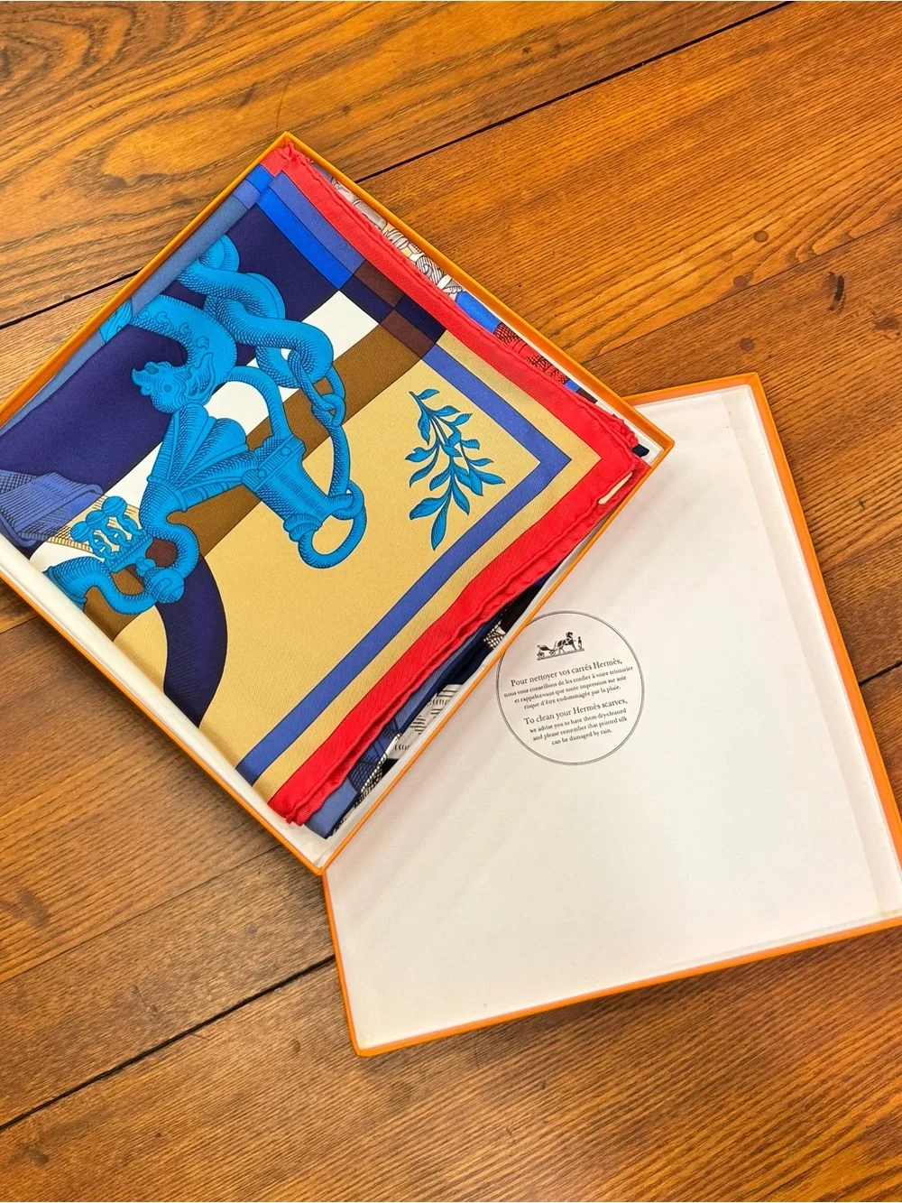 Hermes Della Cavalleria Silk Scarf - 90 - Picture 7 of 8